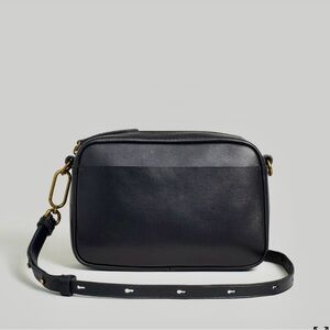 Madewell Black Carabiner Leather Crossbody Bag